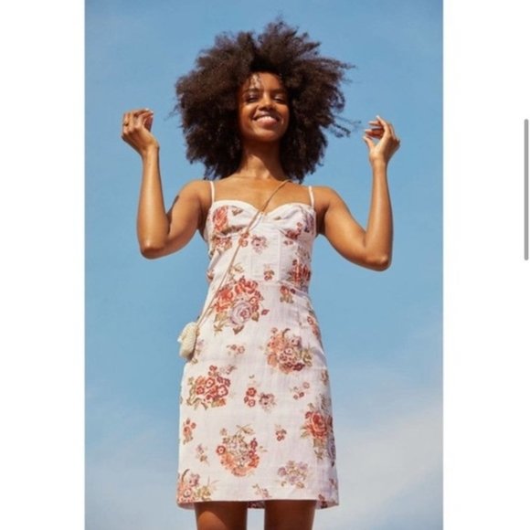 Brock Collection x H&M Floral Fitted Mini Dress - Picture 8 of 8